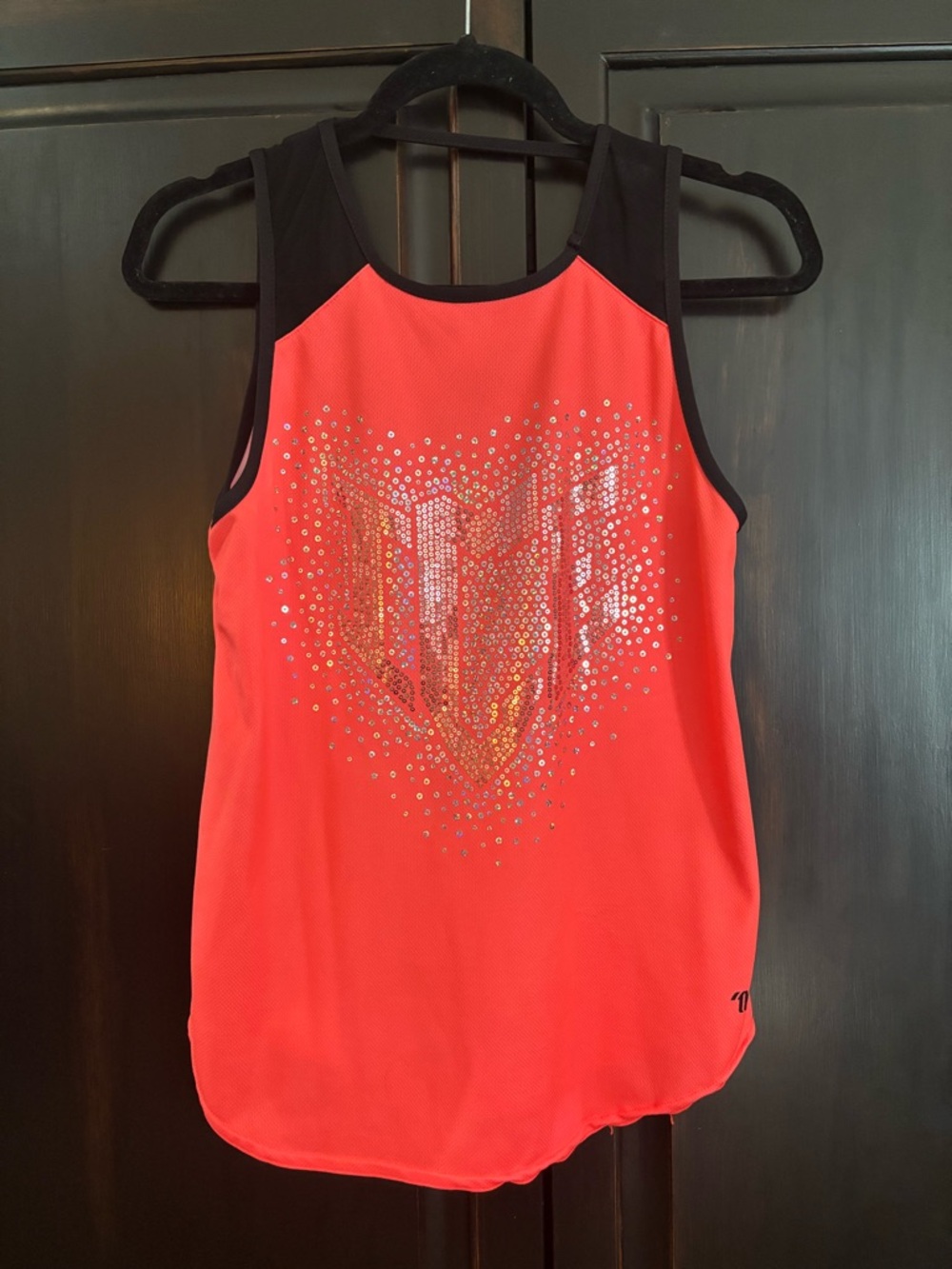 ICE Allstars Varsity Neon Coral Tank Top